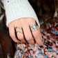 📢📢40% OFF !! ⏰Vintage Carved Teardrop Ring for Women