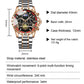 📢📢70% OFF !! ⏰Luminous Flywheel Watch – Waterproof, quartz & stylish ✨