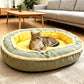 📢📢40% OFF !! ⏰ All‑Season Ergonomic Comfort Pet Bed – Snug, Breathable, Cozy ✨