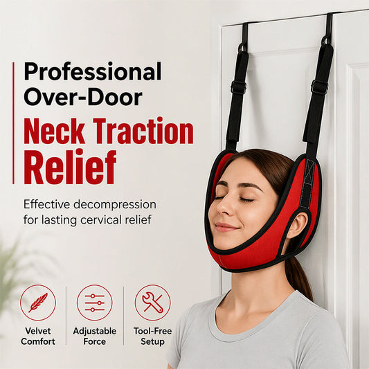 📢📢40% OFF !! ⏰Over Door Cervical Traction Device for Neck Pain Relief