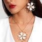 📢📢50% OFF !! ⏰Elegant Double Layer Hollow Flower Jewelry