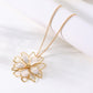 📢📢50% OFF !! ⏰Elegant Double Layer Hollow Flower Jewelry