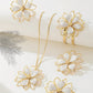 📢📢50% OFF !! ⏰Elegant Double Layer Hollow Flower Jewelry