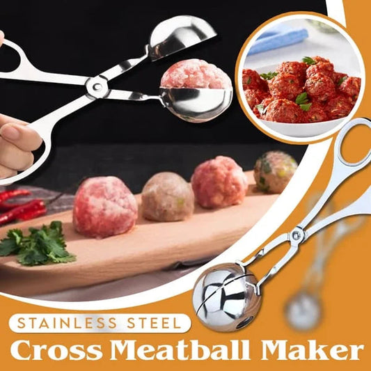 📢📢40% OFF !! ⏰ Stainless Steel Meatball Maker – 304 Food-Grade Steel, Non-Stick Smooth Surface & One-Press Design – Perfect Meatballs in Seconds ✨