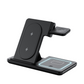 📢📢40% OFF !! ⏰ Foldable 3-in-1 Wireless Charging Station – 15W Charger for Phone, Watch & Earbuds