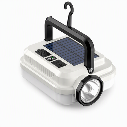 📢📢40% OFF !! ⏰Solar Rechargeable LED Camping Lantern Multifunctional Handheld Work Light