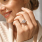 📢📢40% OFF !! ⏰Elegant Square Cut Zircon Ring