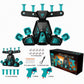📢📢40% OFF !! ⏰Electric Hovering Ball Target Shooting Game Set with Toy Guns and Floating Balls Glow in the Dark Electronic Target for Kids