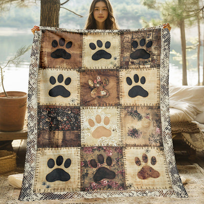 📢📢40% OFF !! ⏰ Cute Paw Print Soft Flannel Blanket – Cozy Warmth, Vibrant Long-Lasting Print & Versatile Everyday Use – Adorable Comfort for Bedrooms, Sofas & Pet-Friendly Homes 🛋️