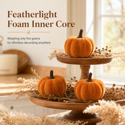 📢📢40% OFF !! ⏰Velvet Pumpkins for Halloween & Thanksgiving
