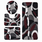 Nordic Style Faux Cashmere U-Shaped Toilet Mat Bathroom Floor Rug