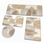 Nordic Style Faux Cashmere U-Shaped Toilet Mat Bathroom Floor Rug