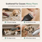 📢📢40% OFF !! ⏰Low Noise Pet Grooming Kit with Vacuum Electric Hair Clippers and Complete Shedding Tool Set