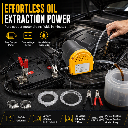 📢📢40% OFF !! ⏰12V 24V Portable Electric Self Priming Transfer Pump Micro Diesel Oil Extractor for Cars