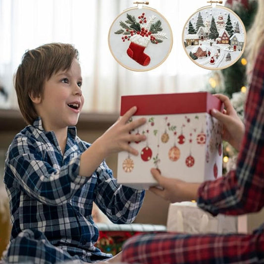 📢📢40% OFF !! ⏰Christmas Embroidery Kit