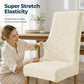 Stretch Jacquard Dining Chair Cover Universal Elastic Chair Slipcover for Home and Hotel Dustproof and Stain Resistant