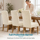 Stretch Jacquard Dining Chair Cover Universal Elastic Chair Slipcover for Home and Hotel Dustproof and Stain Resistant