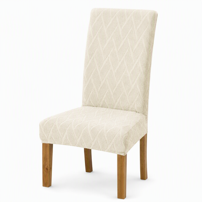 Stretch Jacquard Dining Chair Cover Universal Elastic Chair Slipcover for Home and Hotel Dustproof and Stain Resistant