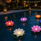 📢📢50% OFF !! ⏰LED Waterproof Floating Lotus Lights
