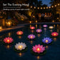 📢📢50% OFF !! ⏰LED Waterproof Floating Lotus Lights