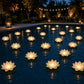 📢📢50% OFF !! ⏰LED Waterproof Floating Lotus Lights