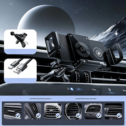 📢📢40% OFF !! ⏰Foldable Car Wireless Charger Mount