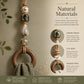 📢📢40% OFF !! ⏰  Decorative Beaded Towel Hanger with Wooden Ring – Rustic, Artisanal, Multi-use ✨