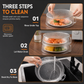 Multi-Layer Stackable Microwave Food Cover