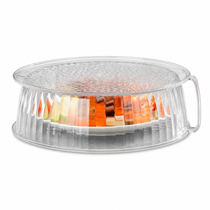 Multi-Layer Stackable Microwave Food Cover