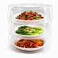 Multi-Layer Stackable Microwave Food Cover