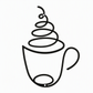 📢📢50% OFF !! ⏰Creative Metal Coffee Cup Wall Art 20.3cm Height Hanging Iron Decor for Home Cafe Indoor Wall Decoration