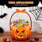 📢📢40% OFF !! ⏰Halloween Transparent Pumpkin Favor Bags
