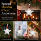 🎅 Save 50%! 🎄 Sequin Santa & Star Ornaments – Festive tree & home decor ✨