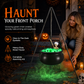 Large Halloween Witch Cauldron with Tripod Stand
