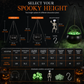 Large Halloween Witch Cauldron with Tripod Stand