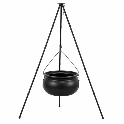 Large Halloween Witch Cauldron with Tripod Stand