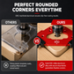 📢📢40% OFF !! ⏰Woodworking Router Template Round Corner R Angle Arc Jig Tool for Wood Router Trimmer Wardrobe DIY Corner Trimming