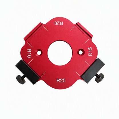 📢📢40% OFF !! ⏰Woodworking Router Template Round Corner R Angle Arc Jig Tool for Wood Router Trimmer Wardrobe DIY Corner Trimming