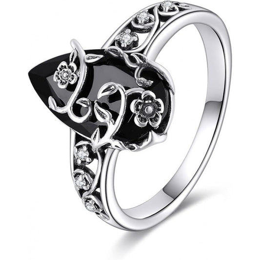 Bohemian Vintage Floral Vine Ring