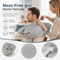 Adult Gray Medium Size Breathable Hair Cutting Cape and Odorless Hair Dyeing Salon Gown