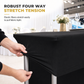 Stretch Tablecloth Elastic Rectangular Table Cover for Weddings Banquets and Meetings