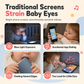 Cartoon Deer Baby Toy Phone Bilingual Early Educational Simulation Smartphone with Music and Stories for Toddlers