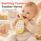 Cartoon Deer Baby Toy Phone Bilingual Early Educational Simulation Smartphone with Music and Stories for Toddlers