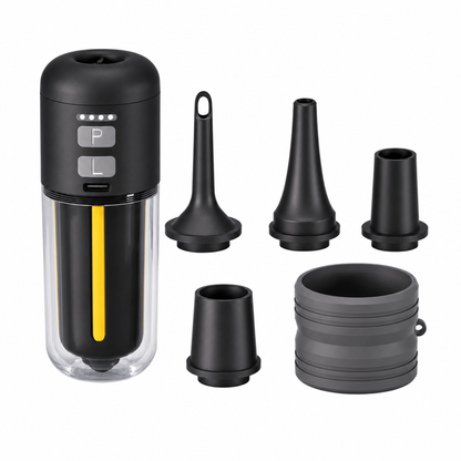 📢📢40% OFF !! ⏰ Portable Outdoor Air Pump and Deflator with Emergency Light Ambient Light and SOS Function for Pool Floats Inflatable Boats and Air Mattresses