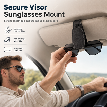 📢📢BUY 1 GET 1 FREE !! ⏰Car Sunglasses Holder Double Clip Eyeglasses Mount and Ticket Card Clip