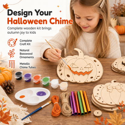 📢📢40% OFF !! ⏰Halloween Wooden Pumpkin DIY Craft Kit