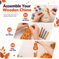 📢📢40% OFF !! ⏰Halloween Wooden Pumpkin DIY Craft Kit