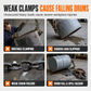 📢📢40% OFF !! ⏰Heavy Duty Oil Drum Lifting Clamp Forklift and Crane Drum Lifter for Steel Metal Drums Die Forged Drum Handling Tool
