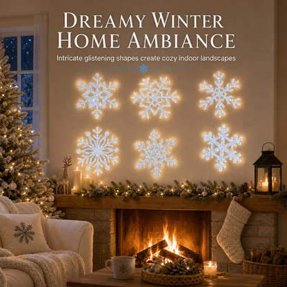 📢📢40% OFF !! ⏰50K+ SOLD!💥 50% OFF!❄️Glowing Snowflake Night Light Wall Stickers