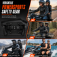 Motorcycle Rear Seat Passenger Grab Handle Belt ATV Snowmobile Yacht Passenger Waist Strap Grip